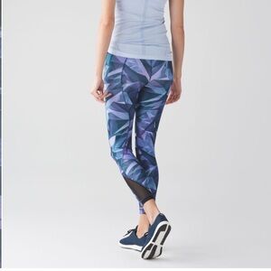 Lululemon Inspire Tight II (Mesh) Pretty Prism Multi / Black